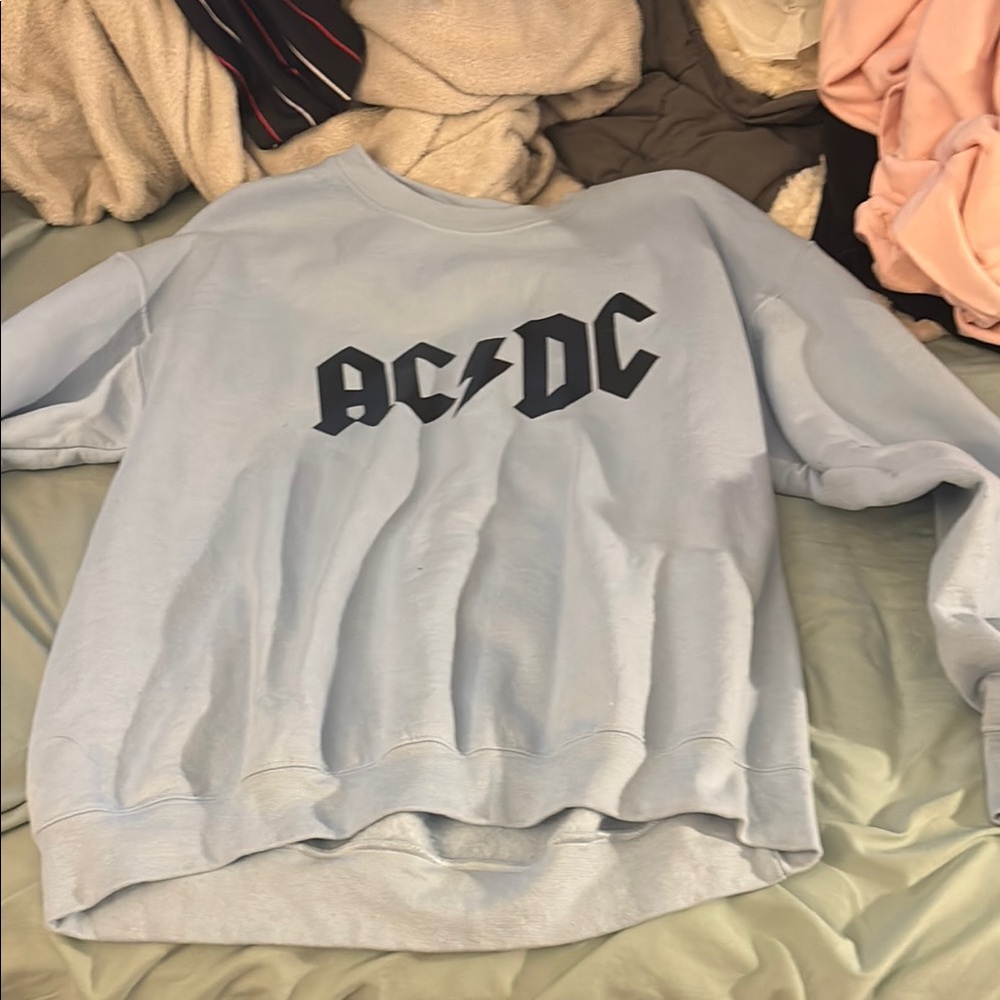 Gildan Light Blue AC/DC Sweatshirt